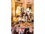 Photo of a luxurious orchid tablescape