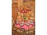 Photo of a luxurious orchid tablescape