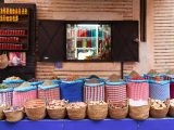 Photo of a Moroccan spice market