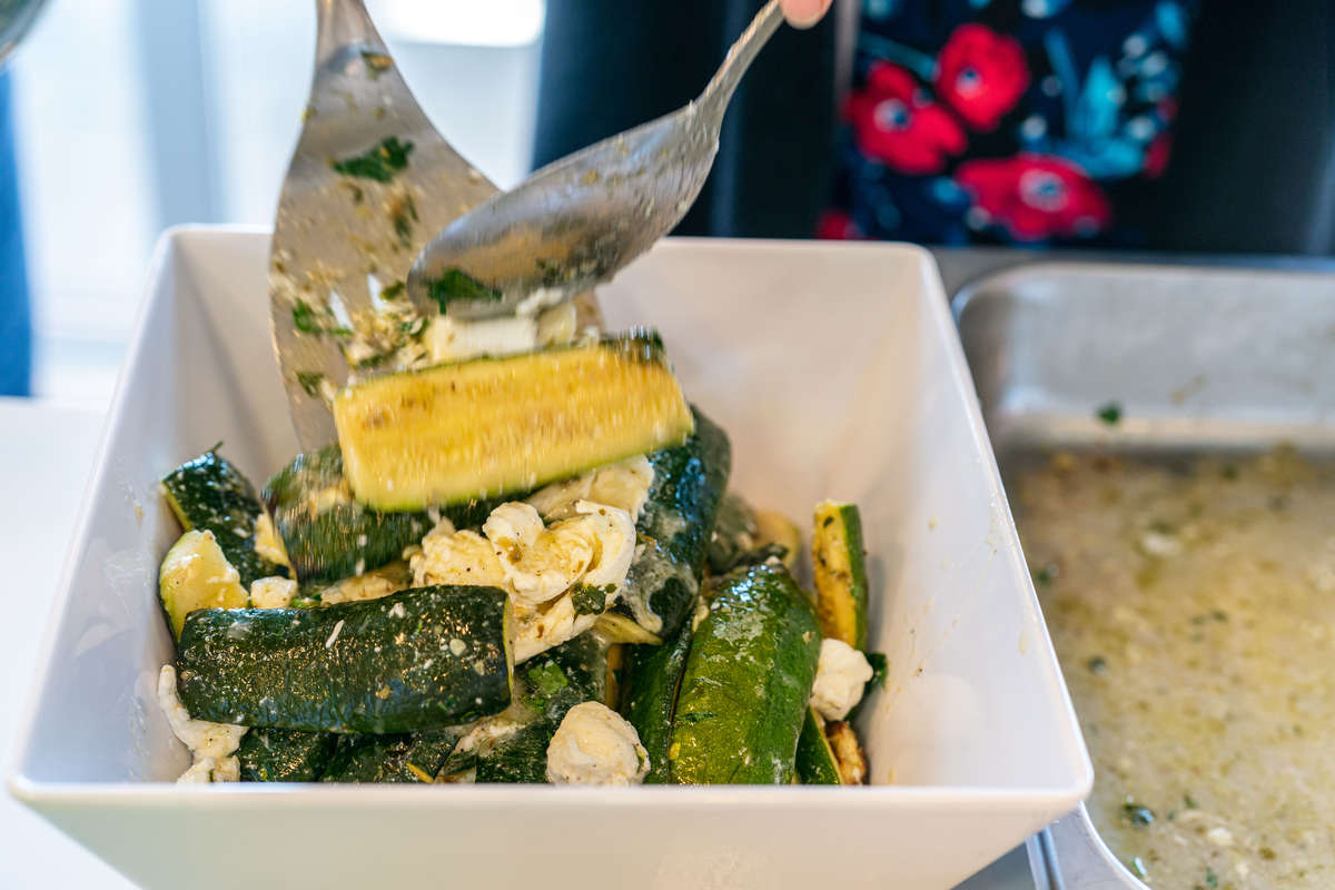 Photo of courgette salad