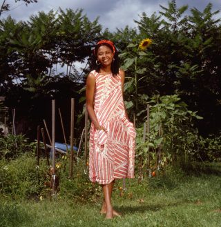 Photo of Kincaid in Vermont in the 1990s