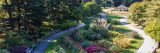 Aerial photo of Home Gardening Center showing bright colored flowers
