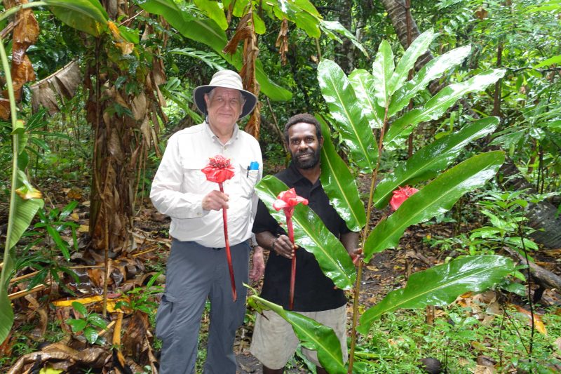 Photo of Mike Balick and Johnson Noar in Vanuatu