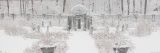 Rose Garden covered in snow