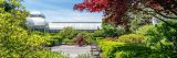 perennial garden with the Conservatory