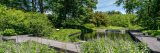 A view of the reflecting pools in the Native Plant Garden
