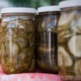 Jars of pickles