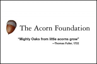 Acorn Foundation Ad