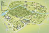 A map of the New York Botanical Garden