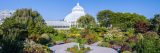 view from the Perennial Garden of the Conservatory
