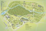 A map of the New York Botanical Garden