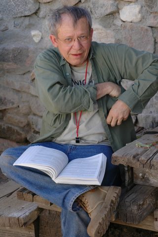 Photo of Dennis Stevenson in the Mojave Desert