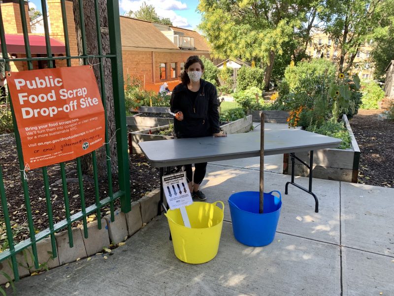 Photo of a food scrap drop-off