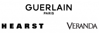 Logos of Guerlian, Hearst, and Veranda