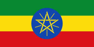 Image of the flag of Ethiopia