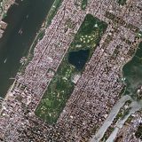 aerial view of Central Park