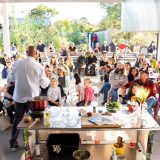 chef leading a culinary demonstration