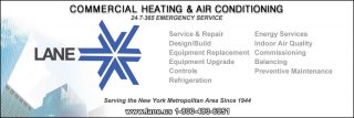 advertisement logo lane commercial heating and air conditioning