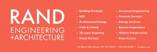 advertisement logo rand engineering plus architecture