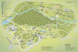 A map of the New York Botanical Garden