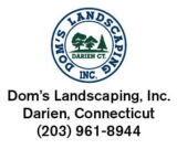logo for doms landscaping