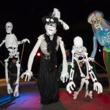 Spooky Garden Nights - Dancing Skeletons, photo by Ben Hider 1:1 Crop