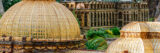 a close up image of a dome of a miniature building in the Holiday Train Show