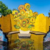 His Flowers in the Round