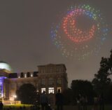 Starry Nights at NYBG, a 10-minute drone show finale illuminates the sky mco dsc04063 web