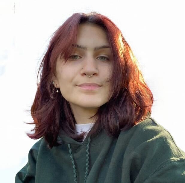 Smiling person.