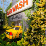 Car Wash with Taxi installation at The Orchid Show: Mr. Flower Fantastic's Concrete Jungle mco dsc02401 1.1