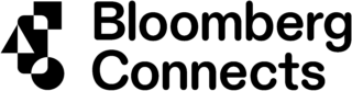 A black logo that reads "Bloomberg Connects"