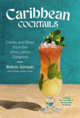 A book cover depicting a mixed drink and the title "Caribbean Cocktails"