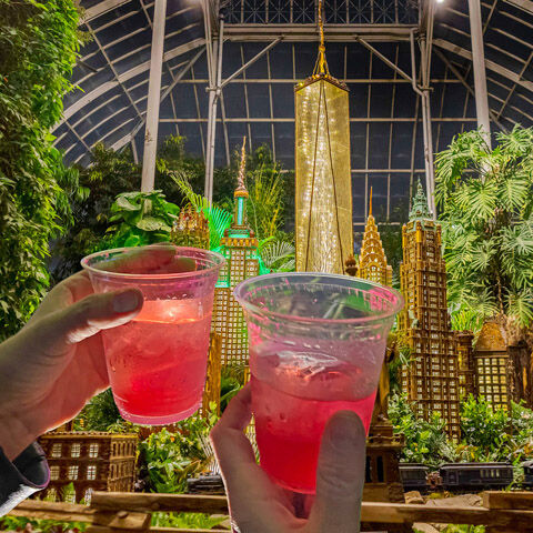 Looking for after-work plans tonight or this weekend? Toast the holidays with a drink among friends during GLOW and the Holiday Train Show! 🚂🍹

Under the twinkling lights of the Haupt Conservatory, NYC’s favorite holiday tradition is a truly unique experience. And with combo tickets to NYBG GLOW + the Holiday Train Show, full of choreographed lights and sound after dark, the Garden is the place to be for date nights, holiday selfies, a night out with friends, and so much more! Grab a festive drink and set off into the cozy atmosphere of our glasshouse for an evening exploring over 190 charming landmark replicas in miniature, brought to life with model trains zipping to and fro. With food from the @BronxNightMarket, music, and plenty of seasonal cheer, you don’t want to miss your chance to GLOW out for the holidays—hit the link in our bio for tickets!

#NYBGglow #HTSNYBG #plantlove