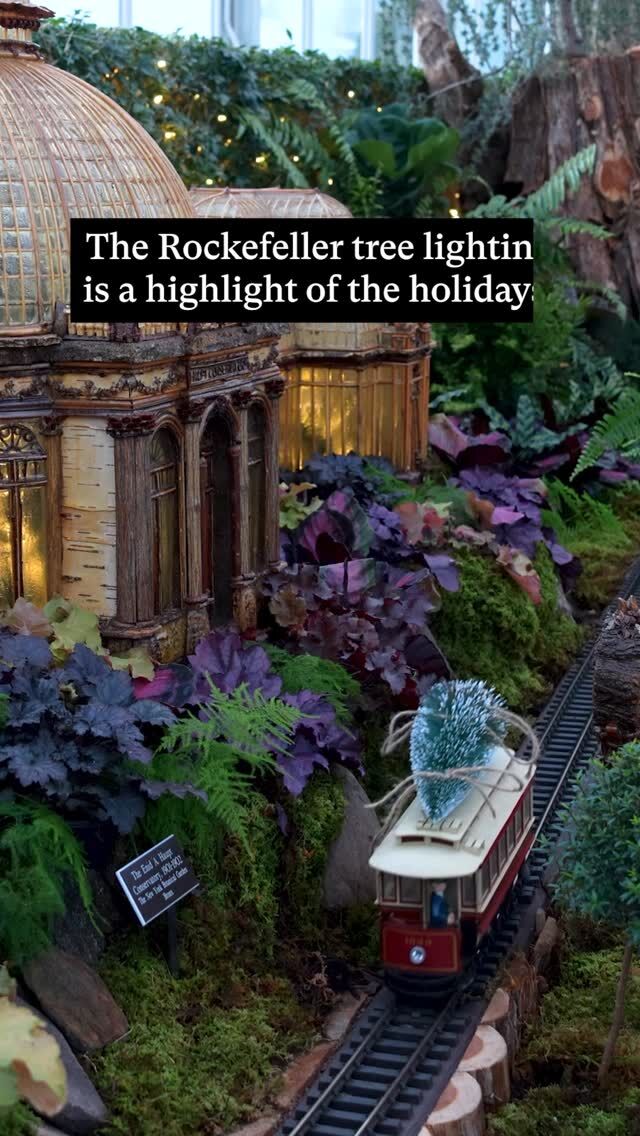 Big or small, the @rockefellercenter tree lighting is a highlight of the holidays here in NYC! And we’re honoring it with some magic of our own in the Holiday Train Show… 🎄✨

Cue the jingle bells—the holidays are OFFICIALLY in swing in the Big Apple (the big one and the teensy one)! After you catch this year’s magical tree lighting in Manhattan tonight, be sure to swing by the Garden this holiday season to see our cityscape in miniature, a warm and twinkling seasonal escape for the whole family where you’ll make new memories among zipping model trains and nearly 200 landmark replicas made from plant materials.

The show’s on through January 11, 2026. Tickets through link in bio!

#HTSNYBG