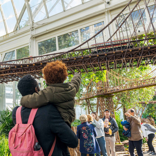 From the Holiday Train Show to the Everett Children’s Adventure Garden, you’ll find plenty of family fun during this long weekend at the Garden!

Our annual exhibition of charming landmarks in miniature, brought to life with dozens of model trains zipping to and fro, has been a tradition for kids of all ages for over 30 years. Once you’ve explored it indoors and out, head over to the Adventure Garden where Evergreen Express invites you to make your own evergreen swag, explore the story trail, and play with train toys big and small. You can even pop up to our all-new Tree Top Walk to get a bird’s-eye view of the Garden.

There’s always something fun on the schedule for your little ones (and we'll be open Monday, December 22 for you to spend the day). Learn more through link in bio!