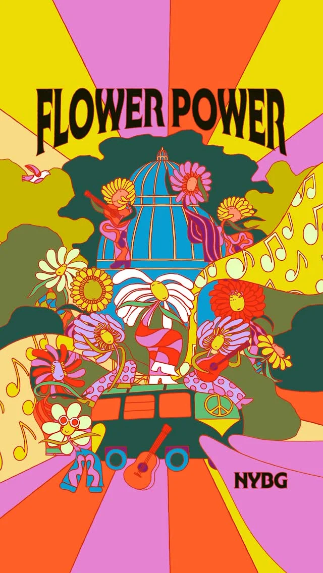 Break out your bell bottoms and big floppy hats—Flower Power kicks off at NYBG on May 23! 🌼✌️😎

Come channel the spirit of the ‘60s all summer long as we celebrate the enduring symbolism of flowers as icons of peace and love. A groovy and colorful flower show is the setting for days and nights of classic and contemporary music of the era, pop art and photography, and plenty of events and activities that bring us all together in nature.

Learn more and get tickets now through link in bio!

#FlowerPower