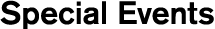 Special Events