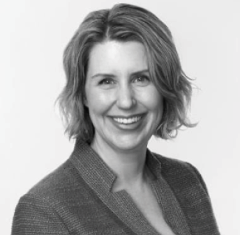 Black and white headshot of incoming NYBG CEO and President Jennifer Bernstein