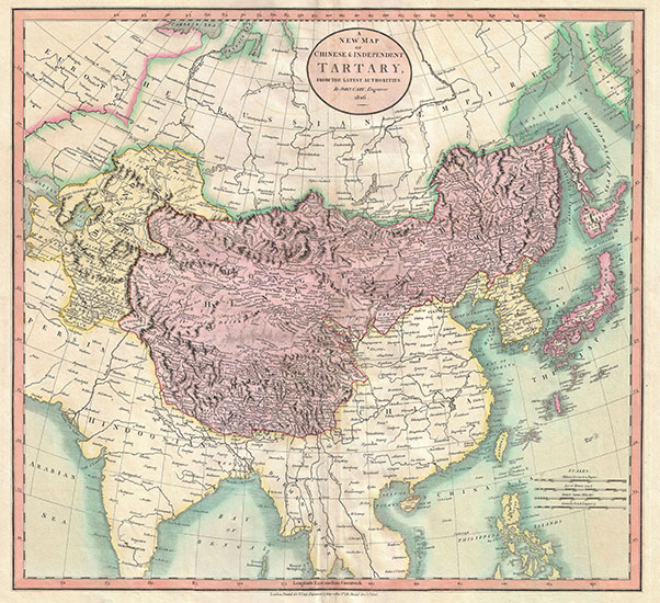Map of Tartary by John Cary [Public Domain]